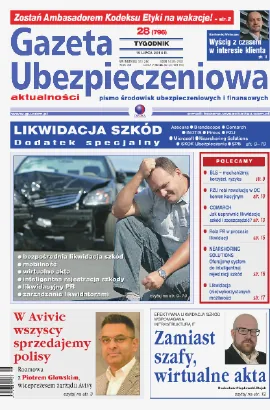 Okładka publikacji: Gazeta Ubezpieczeniowa